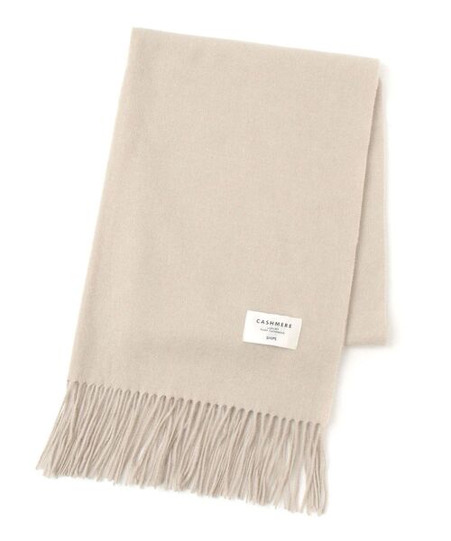 SHIPS（シップス）の「ソリッドカシミヤストール 20FW◇（ストール/ショール・レディース・ブラック/ライトグレー/ベージュ/スカイブルー/ピンク・ONE SIZE）」の14枚目の写真