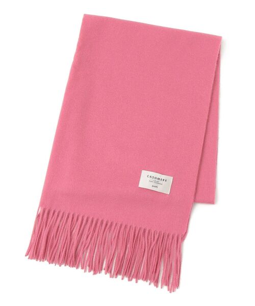 SHIPS（シップス）の「ソリッドカシミヤストール 20FW◇（ストール/ショール・レディース・ブラック/ライトグレー/ベージュ/スカイブルー/ピンク・ONE SIZE）」の16枚目の写真