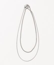 MOUSSY | DOUBLE CHAIN ネックレス(ネックレス)