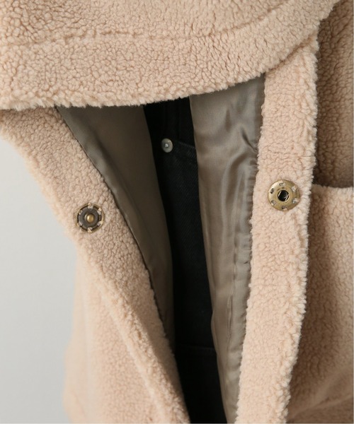 Spick &amp; Span【SMUK(スムーク)】 ボアポンチョ ベージュ Spick & Span【SMUK(スムーク)】 ボアポンチョ ベージュ