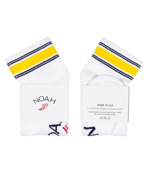 NOAH ストライプ ソックス NOAH（ノア）の「Bold Stripe Sock（ソックス/靴下）」 - WEAR
