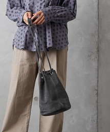 PUAL CE CIN | PIG SUEDE 巾着ショルダー(ショルダーバッグ)