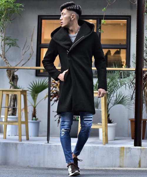 秋冬新作 メルトンフードコート チェスターコート ロングコート ロング丈 キレイめ ダウンジャケット コート Joker ジョーカー のファッション通販 Zozotown