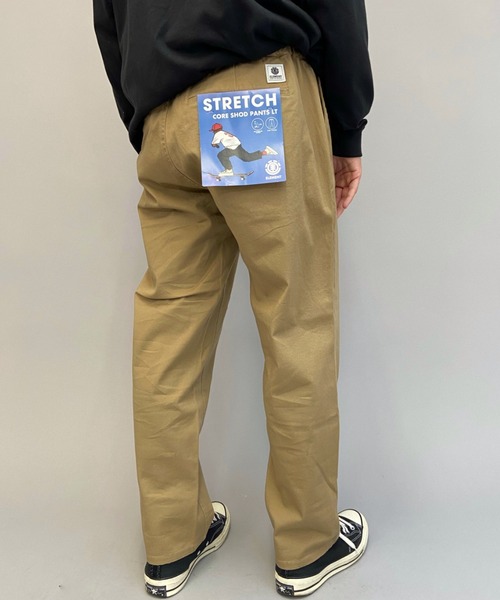ELEMENT(エレメント)の「ELEMENT/エレメント ワイドテーパード スケートパンツ BB021-704(その他パンツ・メンズ・ブラック/ブルー/ベージュ/ネイビー/ホワイト・M/XL/L)」の4枚目の写真