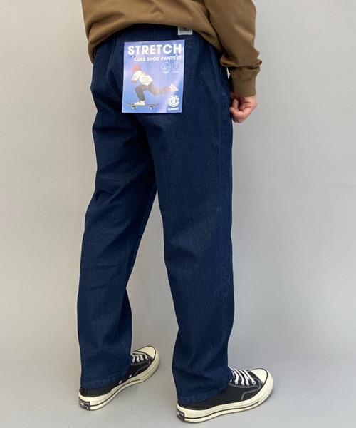 ELEMENT(エレメント)の「ELEMENT/エレメント ワイドテーパード スケートパンツ BB021-704(その他パンツ・メンズ・ブラック/ブルー/ベージュ/ネイビー/ホワイト・M/XL/L)」の5枚目の写真