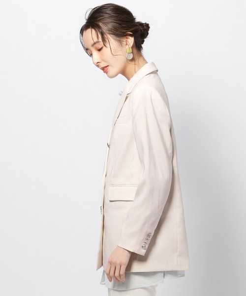 BARNYARDSTORM（バンヤードストーム）の「BARNYARDSTORM / Ｗボタンジャケット（テーラードジャケット・レディース・ネイビー/アイボリー・1/0）」の11枚目の写真