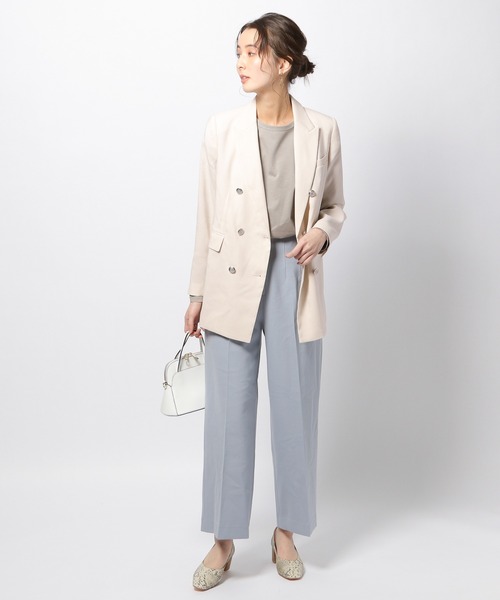 BARNYARDSTORM（バンヤードストーム）の「BARNYARDSTORM / Ｗボタンジャケット（テーラードジャケット・レディース・ネイビー/アイボリー・1/0）」の7枚目の写真