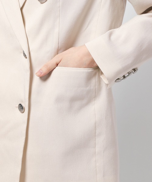 BARNYARDSTORM（バンヤードストーム）の「BARNYARDSTORM / Ｗボタンジャケット（テーラードジャケット・レディース・ネイビー/アイボリー・1/0）」の19枚目の写真