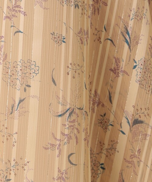 （K04135）新品　ME COUTURE シアーノスタルフルールスカート　0 ME COUTURE（ミークチュール）の「シアーノスタルフルール