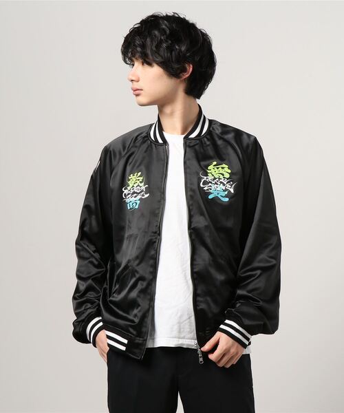 VANQUISH（ヴァンキッシュ）の「KINJAZ with VANQUISH SOUVENIR JACKET（その他アウター・メンズ・ブラック・MEDIUM/LARGE）」の8枚目の写真