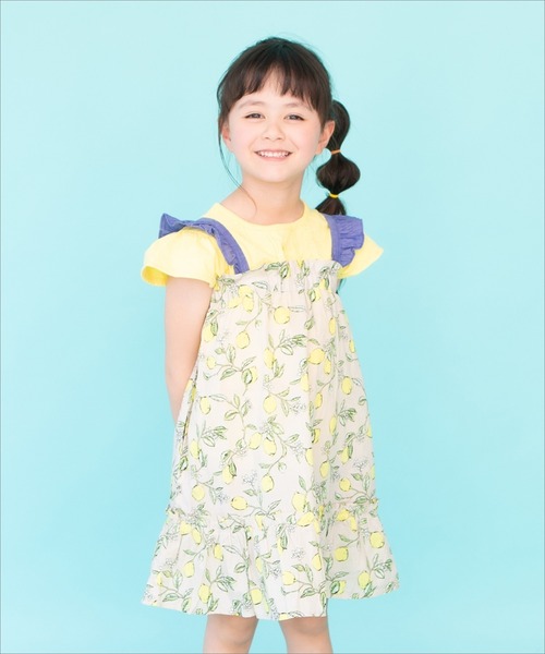 RAGMART（ラグマート）の「キャップスリーブＴシャツ（Tシャツ/カットソー・キッズ・イエロー/オフホワイト/ピンク・95cm/80ｃｍ/90cm/70cm）」の3枚目の写真