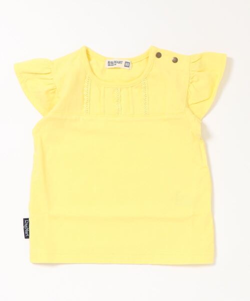 RAGMART（ラグマート）の「キャップスリーブＴシャツ（Tシャツ/カットソー・キッズ・イエロー/オフホワイト/ピンク・95cm/80ｃｍ/90cm/70cm）」の7枚目の写真