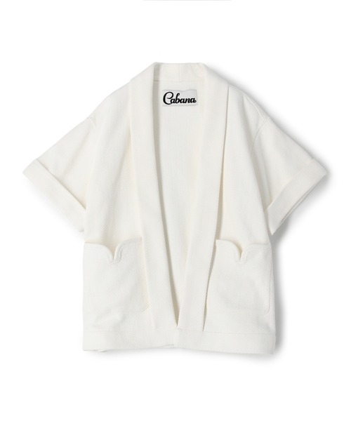 cabana コットンショートスリーブジャケット cabana コットンショートスリーブジャケット