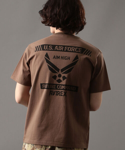 AVIREX（アヴィレックス）の「USAF シンボルマークTシャツ/SS USAF SYMBOL MARK T-SHIRT/AVIREX/アヴィレックス（Tシャツ/カットソー・メンズ・ホワイト/ブラック/モカ/レッド・MEDIUM/LARGE/X-LARGE/XX-LARGE）」の19枚目の写真