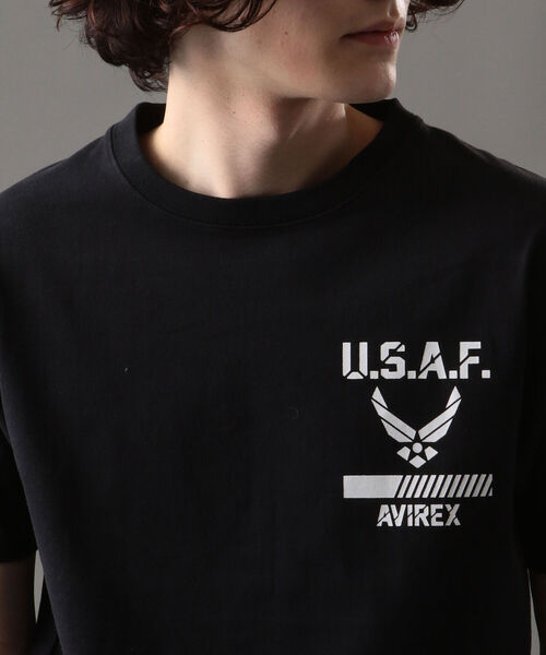 AVIREX（アヴィレックス）の「USAF シンボルマークTシャツ/SS USAF SYMBOL MARK T-SHIRT/AVIREX/アヴィレックス（Tシャツ/カットソー・メンズ・ホワイト/ブラック/モカ/レッド・MEDIUM/LARGE/X-LARGE/XX-LARGE）」の21枚目の写真