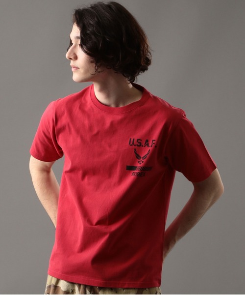 AVIREX（アヴィレックス）の「USAF シンボルマークTシャツ/SS USAF SYMBOL MARK T-SHIRT/AVIREX/アヴィレックス（Tシャツ/カットソー・メンズ・ホワイト/ブラック/モカ/レッド・MEDIUM/LARGE/X-LARGE/XX-LARGE）」の8枚目の写真