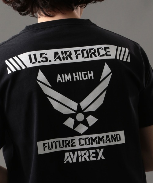 AVIREX（アヴィレックス）の「USAF シンボルマークTシャツ/SS USAF SYMBOL MARK T-SHIRT/AVIREX/アヴィレックス（Tシャツ/カットソー・メンズ・ホワイト/ブラック/モカ/レッド・MEDIUM/LARGE/X-LARGE/XX-LARGE）」の11枚目の写真