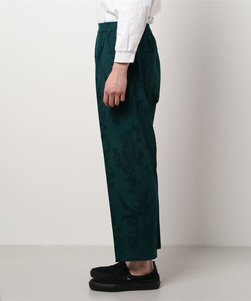 CIAOPANIC（チャオパニック）の「ジャカード柄テーパードイージータックパンツ（チノパンツ・メンズ・ブラック/オフホワイト/グリーン・MEDIUM/LARGE）」の5枚目の写真