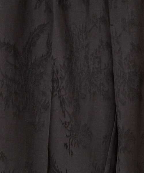 CIAOPANIC（チャオパニック）の「ジャカード柄テーパードイージータックパンツ（チノパンツ・メンズ・ブラック/オフホワイト/グリーン・MEDIUM/LARGE）」の7枚目の写真