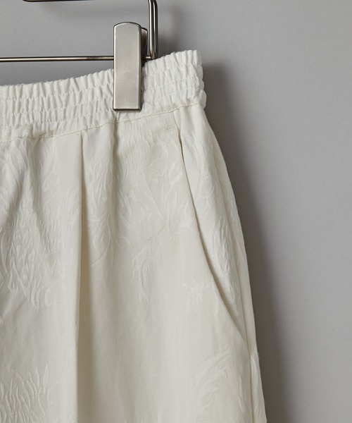 CIAOPANIC（チャオパニック）の「ジャカード柄テーパードイージータックパンツ（チノパンツ・メンズ・ブラック/オフホワイト/グリーン・MEDIUM/LARGE）」の9枚目の写真