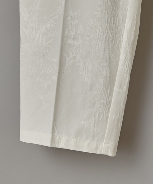 CIAOPANIC（チャオパニック）の「ジャカード柄テーパードイージータックパンツ（チノパンツ・メンズ・ブラック/オフホワイト/グリーン・MEDIUM/LARGE）」の10枚目の写真