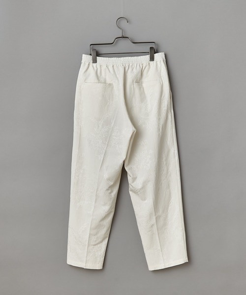 CIAOPANIC（チャオパニック）の「ジャカード柄テーパードイージータックパンツ（チノパンツ・メンズ・ブラック/オフホワイト/グリーン・MEDIUM/LARGE）」の12枚目の写真