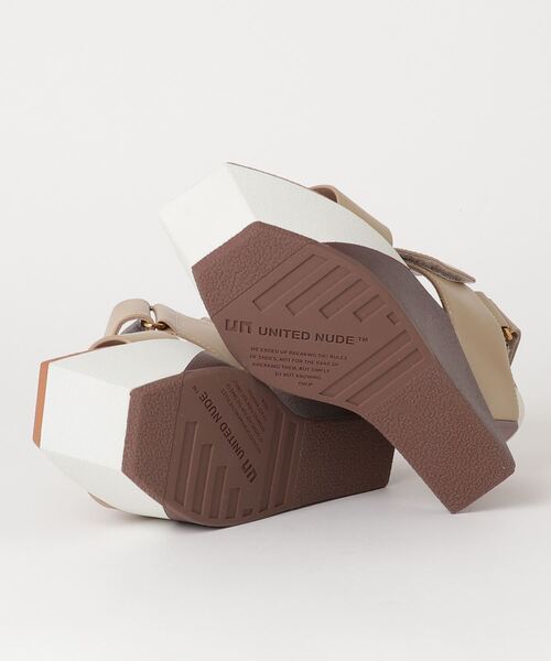 UNITED NUDE（ユナイテッドヌード）の「UNITED NUDE  “DELTA WEDGE” サンダル（サンダル・レディース・ベージュ・38/36/37/35/39）」の3枚目の写真