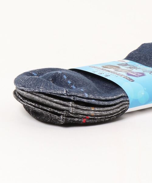 Blue Standard （ブルースタンダード）の「【BLUE STANDARD】吸水速乾アンクル丈靴下（ソックス）　3足組　抗菌防臭　消臭　抗ピリング（ソックス/靴下・メンズ・その他2/その他3/その他4/カリビアンブルー/その他5・FREE）」の7枚目の写真