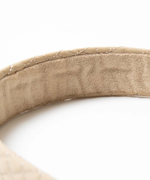 WEGO（ウィゴー）の「WEGO/キルティングワイドカチューシャ（カチューシャ・レディース・オフホワイト/ブラウン/ブラック・FREE）」の6枚目の写真