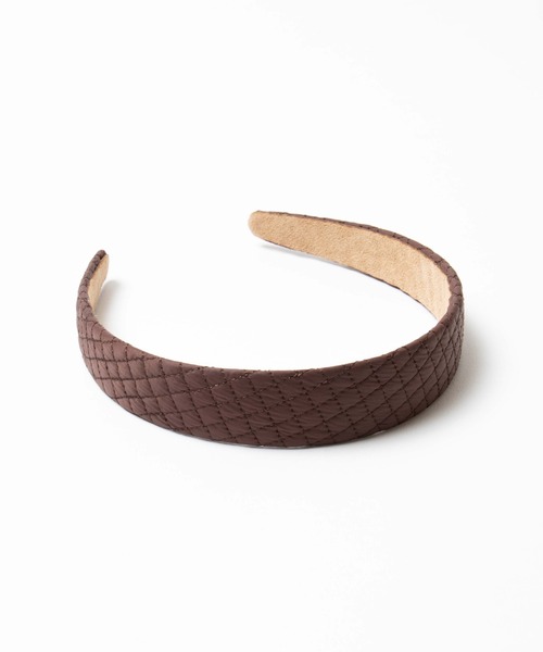 WEGO（ウィゴー）の「WEGO/キルティングワイドカチューシャ（カチューシャ・レディース・オフホワイト/ブラウン/ブラック・FREE）」の9枚目の写真