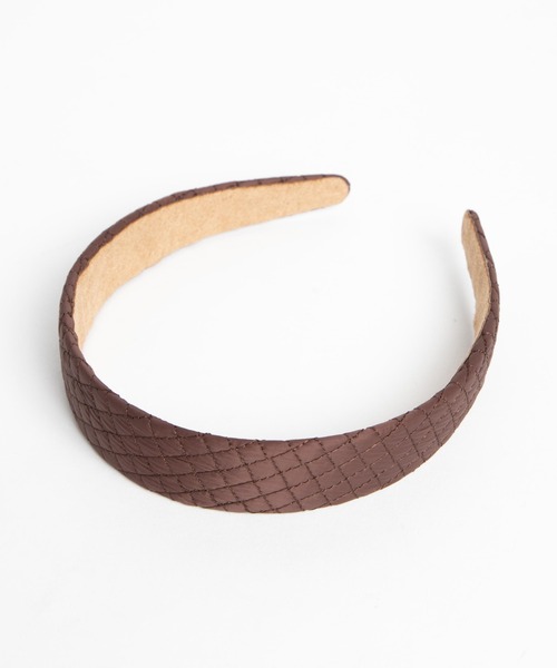 WEGO（ウィゴー）の「WEGO/キルティングワイドカチューシャ（カチューシャ・レディース・オフホワイト/ブラウン/ブラック・FREE）」の10枚目の写真