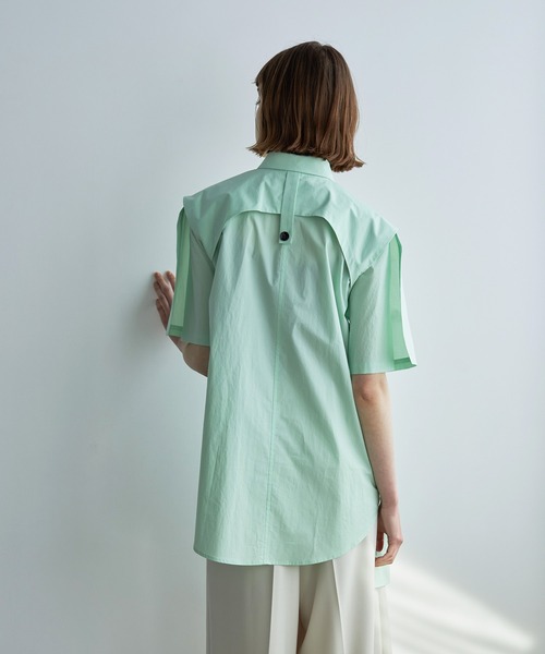 UNITED TOKYO（ユナイテッドトウキョウ）の「コットンサウスバンクシャツ（シャツ/ブラウス・レディース・ホワイト/ブラック/ピンク/グリーン・FREE）」の12枚目の写真