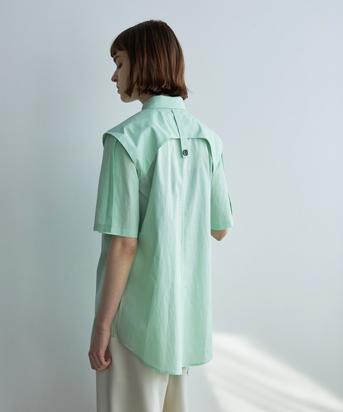 UNITED TOKYO（ユナイテッドトウキョウ）の「コットンサウスバンクシャツ（シャツ/ブラウス・レディース・ホワイト/ブラック/ピンク/グリーン・FREE）」の11枚目の写真