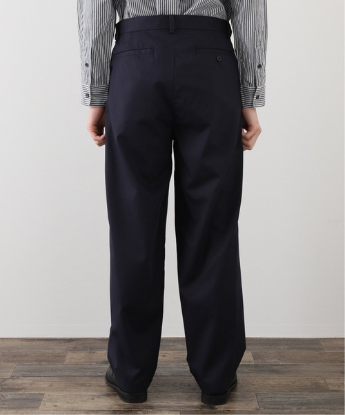 417 EDIFICE(フォーワンセブンエディフィス)の「ワイド シングルタック パンツ(チノパンツ・メンズ・ネイビー/グレー・MEDIUM/LARGE)」の6枚目の写真