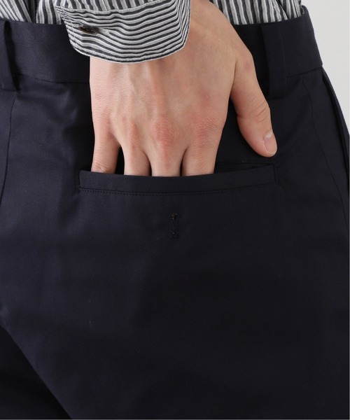 417 EDIFICE(フォーワンセブンエディフィス)の「ワイド シングルタック パンツ(チノパンツ・メンズ・ネイビー/グレー・MEDIUM/LARGE)」の9枚目の写真