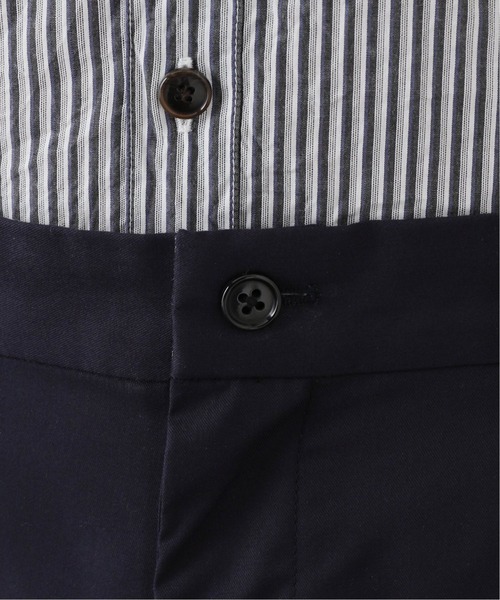 417 EDIFICE(フォーワンセブンエディフィス)の「ワイド シングルタック パンツ(チノパンツ・メンズ・ネイビー/グレー・MEDIUM/LARGE)」の11枚目の写真