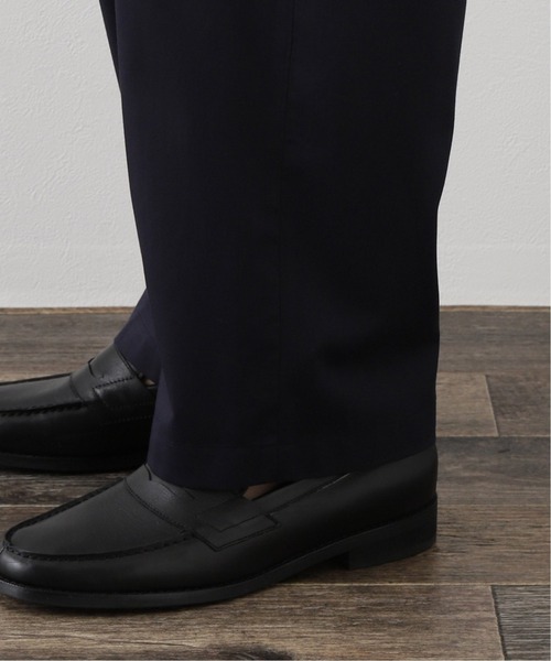 417 EDIFICE(フォーワンセブンエディフィス)の「ワイド シングルタック パンツ(チノパンツ・メンズ・ネイビー/グレー・MEDIUM/LARGE)」の12枚目の写真