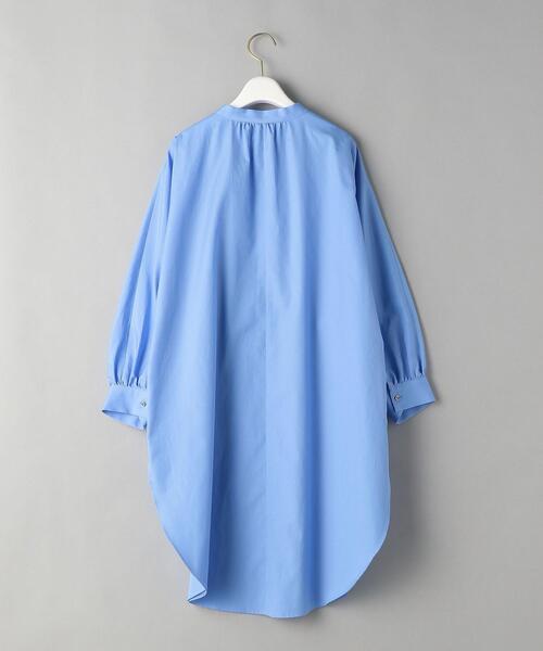 BEAUTY&YOUTH UNITED ARROWS（ビューティーアンドユースユナイテッドアローズ）の「BY スタンドカラードルマンスリーブロングシャツ（シャツ/ブラウス・レディース・ホワイト/ライトブルー/その他1・FREE）」の13枚目の写真