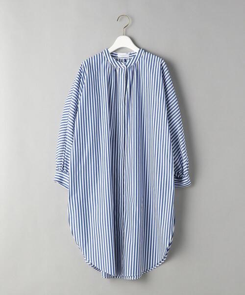 BEAUTY&YOUTH UNITED ARROWS（ビューティーアンドユースユナイテッドアローズ）の「BY スタンドカラードルマンスリーブロングシャツ（シャツ/ブラウス・レディース・ホワイト/ライトブルー/その他1・FREE）」の21枚目の写真