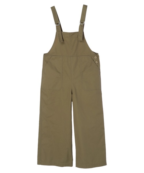 Green Parks(グリーンパークス)の「ツイルサロペット*(サロペット/オーバーオール・レディース・ブラック/オフホワイト/カーキ/キャメル・FREE)」の8枚目の写真