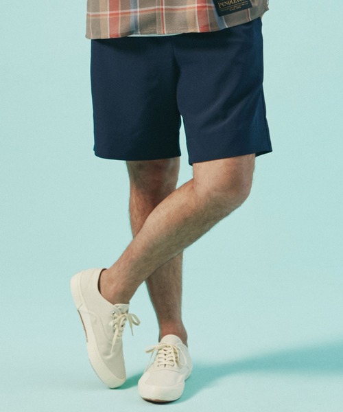 NANO universe（ナノユニバース）の「［冷涼太］イージーショートパンツ（その他パンツ・メンズ・ブラック/ネイビー/ブルーグリーン・S/M/L）」の2枚目の写真