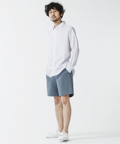 NANO universe（ナノユニバース）の「［冷涼太］イージーショートパンツ（その他パンツ・メンズ・ブラック/ネイビー/ブルーグリーン・S/M/L）」の9枚目の写真