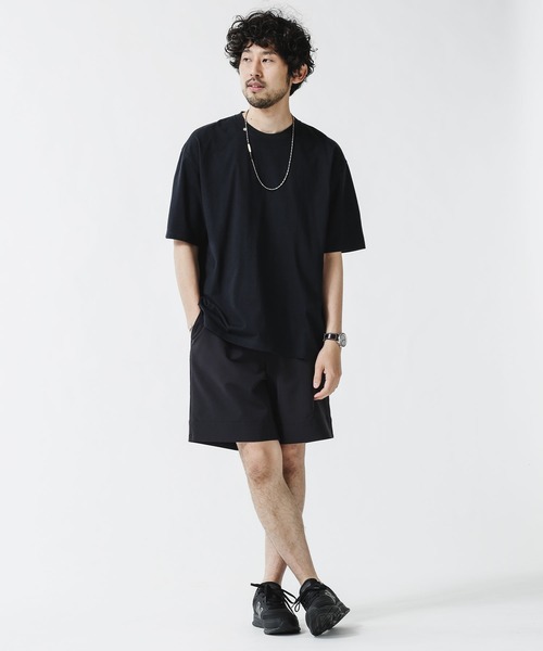 NANO universe（ナノユニバース）の「［冷涼太］イージーショートパンツ（その他パンツ・メンズ・ブラック/ネイビー/ブルーグリーン・S/M/L）」の6枚目の写真