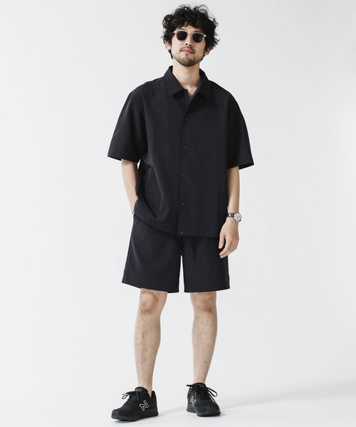 NANO universe（ナノユニバース）の「［冷涼太］イージーショートパンツ（その他パンツ・メンズ・ブラック/ネイビー/ブルーグリーン・S/M/L）」の7枚目の写真