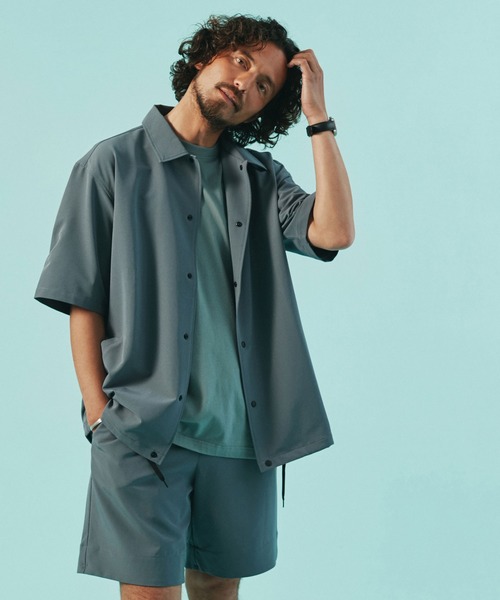 NANO universe（ナノユニバース）の「［冷涼太］イージーショートパンツ（その他パンツ・メンズ・ブラック/ネイビー/ブルーグリーン・S/M/L）」の19枚目の写真