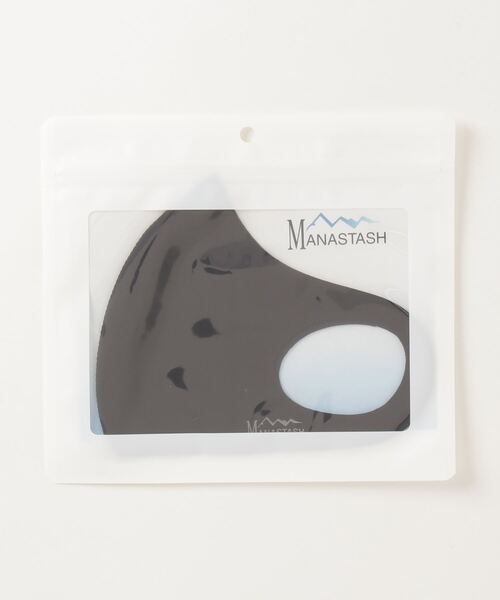 MANASTASH(マナスタッシュ)の「MANASTASH/マナスタッシュ REFLECTION LOGO FACE マスク(マスク・レディース・セージグリーン/ブラック/グレー/ベージュ・MEDIUM/LARGE)」の10枚目の写真