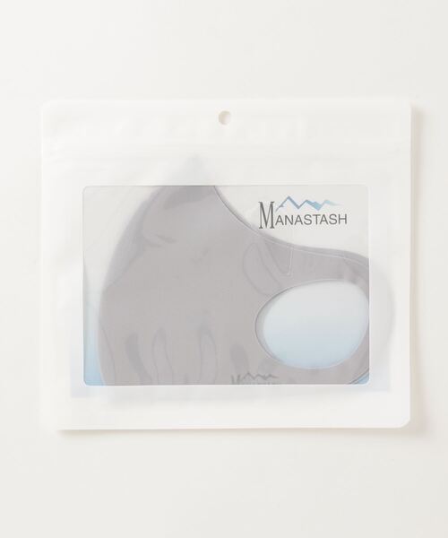 MANASTASH(マナスタッシュ)の「MANASTASH/マナスタッシュ REFLECTION LOGO FACE マスク(マスク・レディース・セージグリーン/ブラック/グレー/ベージュ・MEDIUM/LARGE)」の12枚目の写真
