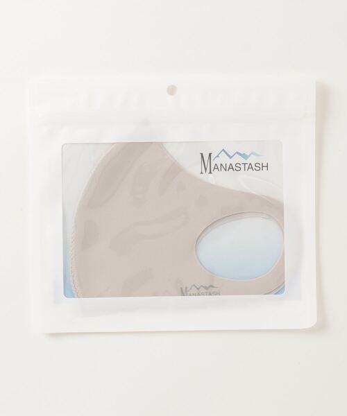MANASTASH(マナスタッシュ)の「MANASTASH/マナスタッシュ REFLECTION LOGO FACE マスク(マスク・レディース・セージグリーン/ブラック/グレー/ベージュ・MEDIUM/LARGE)」の13枚目の写真