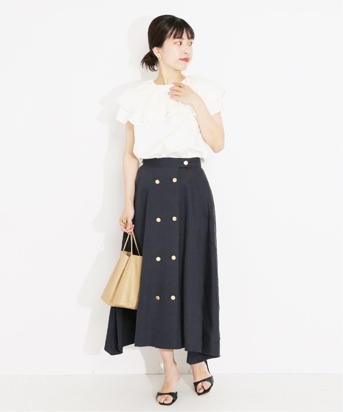 最大80％オフ VERMEIL par iena（ヴェルメイユパーイエナ）の「金釦 スカート