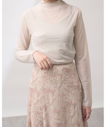 【MAISON BREEZE】シアーカットソーボトルネックプルオーバー×キャミセット 15155501